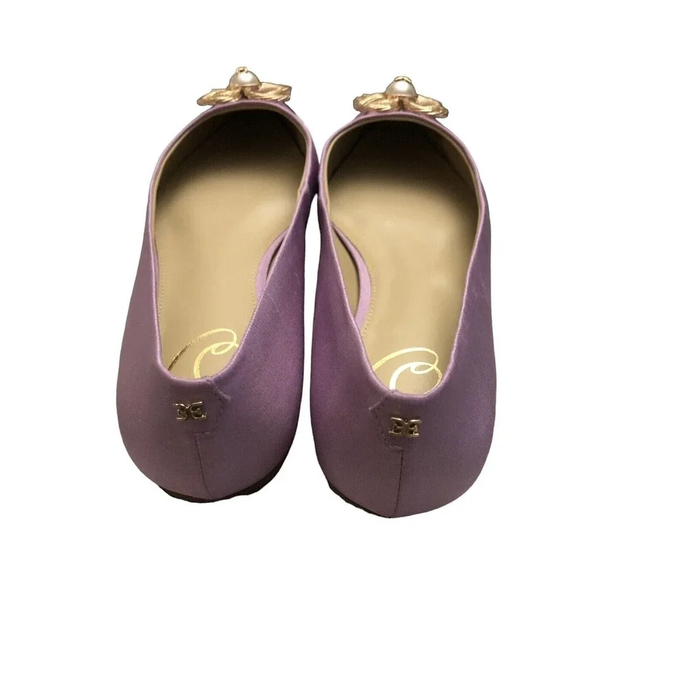 Sam Edelman Wanda Tour Pointed Toe Flat Color Lilac Haze Sz 6 New in box $150